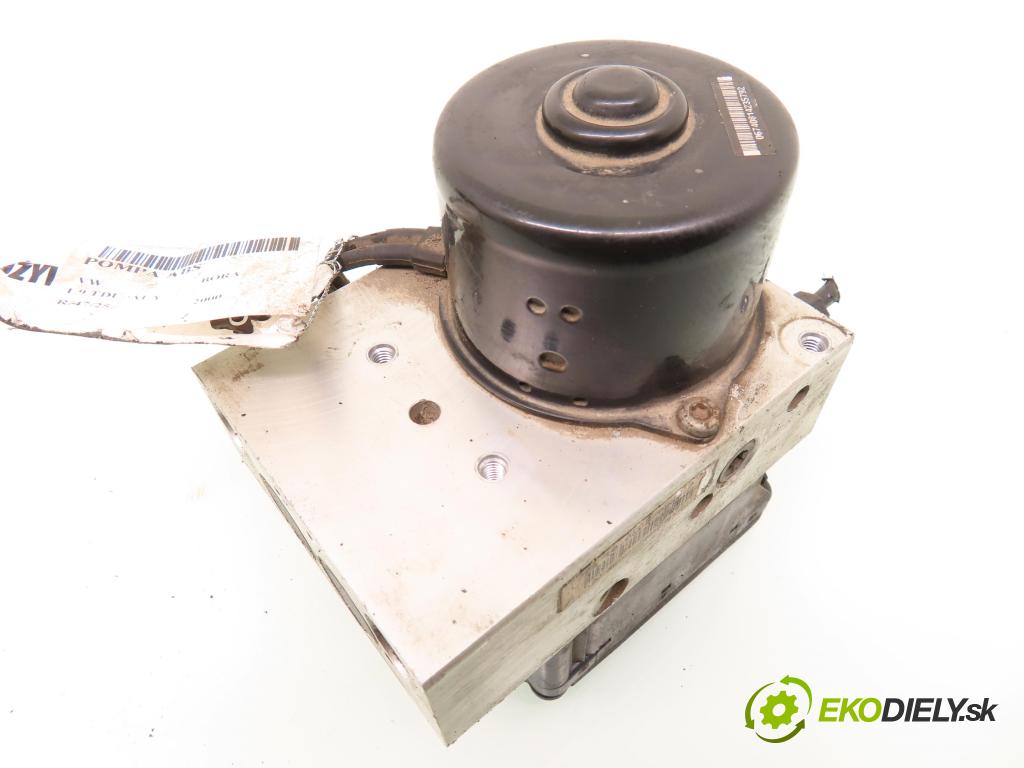 VW BORA (1J2) SEDAN 2000 85,00 1.9 TDI - AUY 1896,00 Pumpa ABS 1J0907379AF ; 1J0614417A (Pumpy ABS)