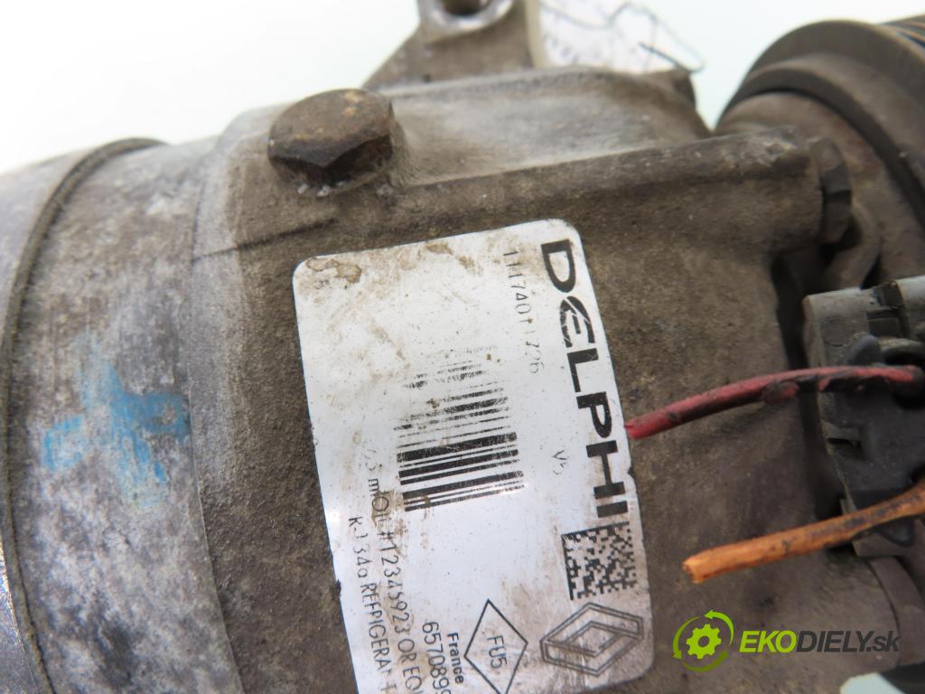 RENAULT LAGUNA II Grandtour (KG0/1_) KOMBI 2004 88,00 1.9 dCi (KG0G) - F9Q 670 1870,00 KOMPRESOR: klimatizácie 6570899 (Kompresory klimatizácie)