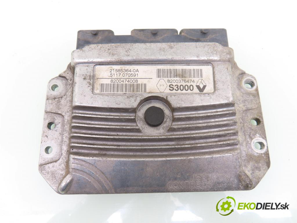 RENAULT MODUS / GRAND MODUS (F/JP0_) HB 2005 65,00 1.6 (JP0L, JP0V) - K4M 794 1598,00 Riadiaca jednotka Motor 8200474008