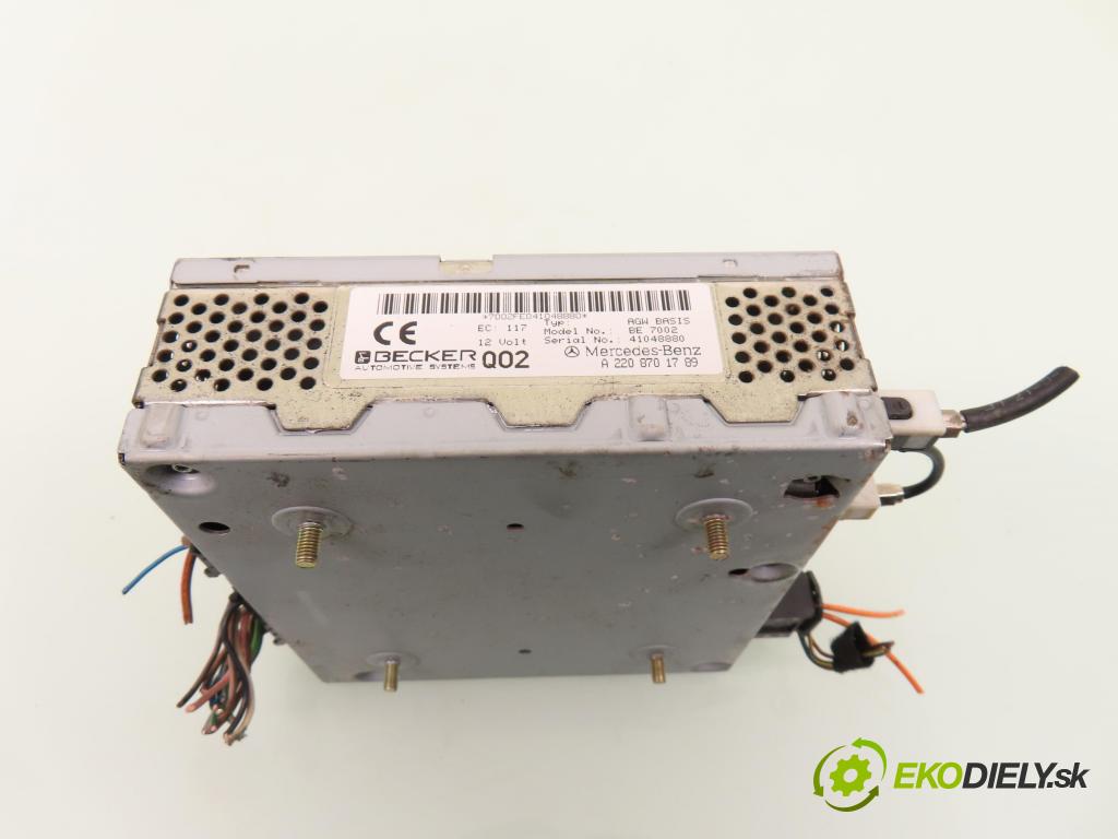 MERCEDES-BENZ KLASA S (W220) SEDAN 2004 145,00 S 320 CDI 197 - OM 613.960 3222,00 Zosilňovač A2208701789 (Zosilňovače)