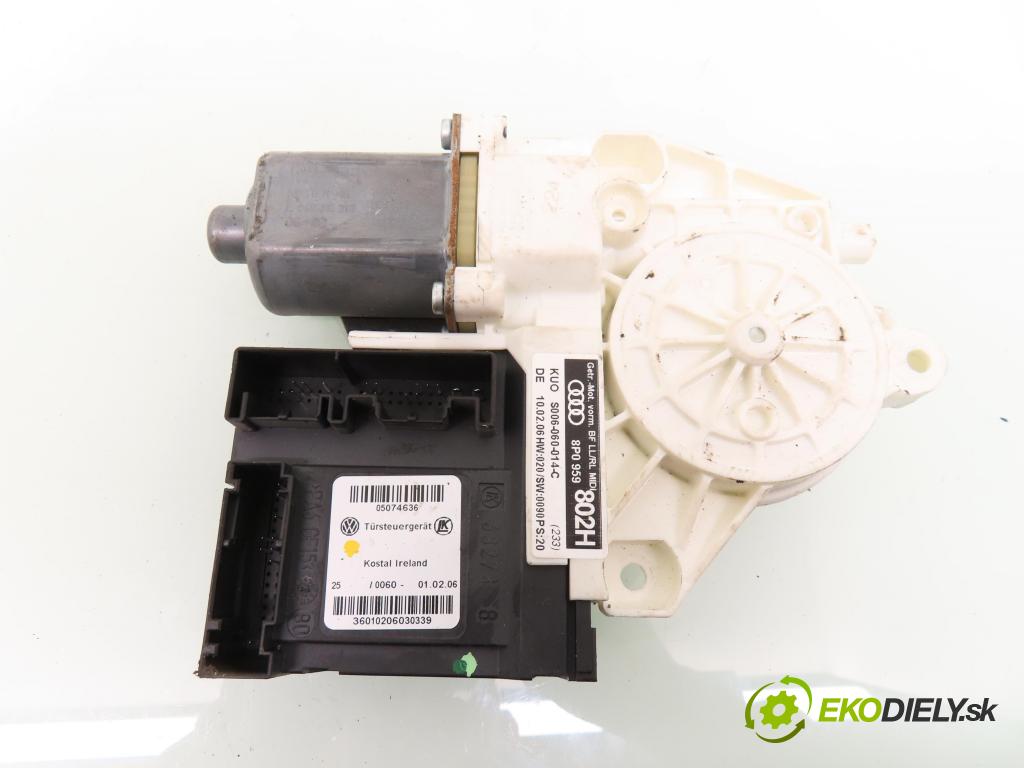 AUDI A3 (8P1) HB 2006 103,00 2.0 TDI PD 16V 140 1968,00 motorek sťahovaní oken PP 8P0959802H
