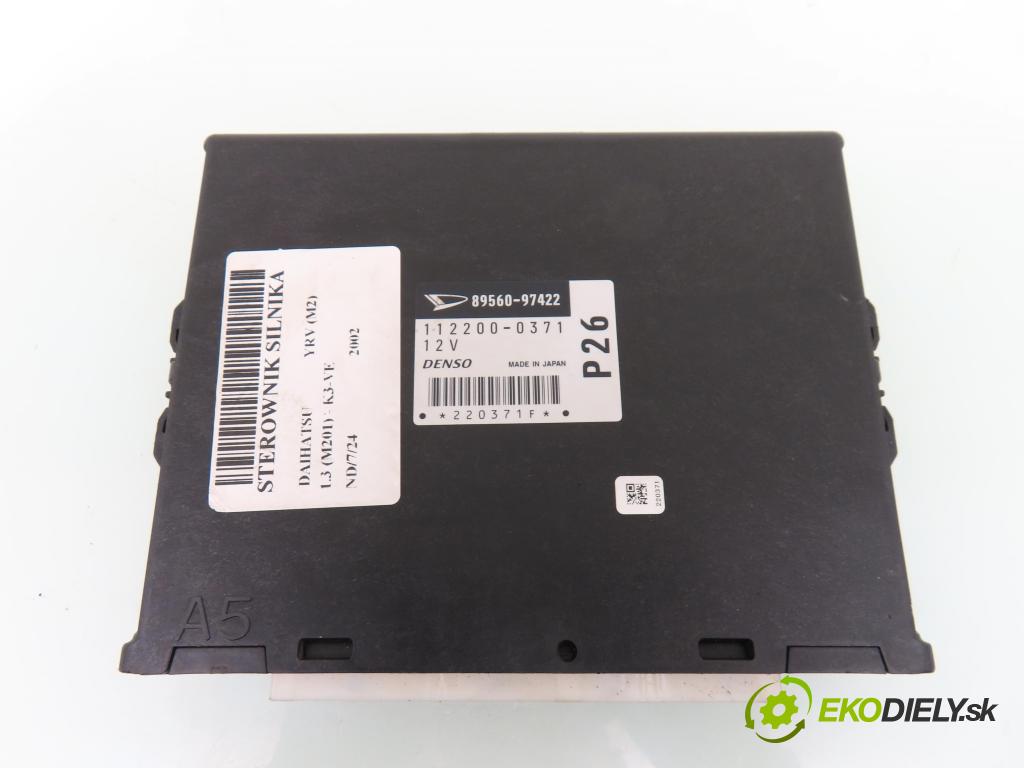 DAIHATSU YRV (M2) HB 2002 64,00 1.3 (M201) 87 - K3-VE 1298,00 Riadiaca jednotka Motor 8956097422 ; 1122000371