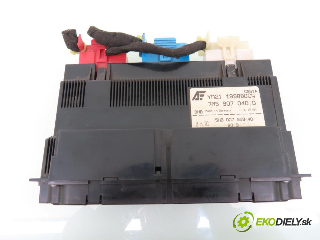 FORD GALAXY (WGR) MINIVAN 2001 85,00 1.9 TDI PD 115 - AUY 1896,00 Panel kúrenia KLIMATRONIK 7M5907040D ; YM2119988DCW ; 5HB00796340