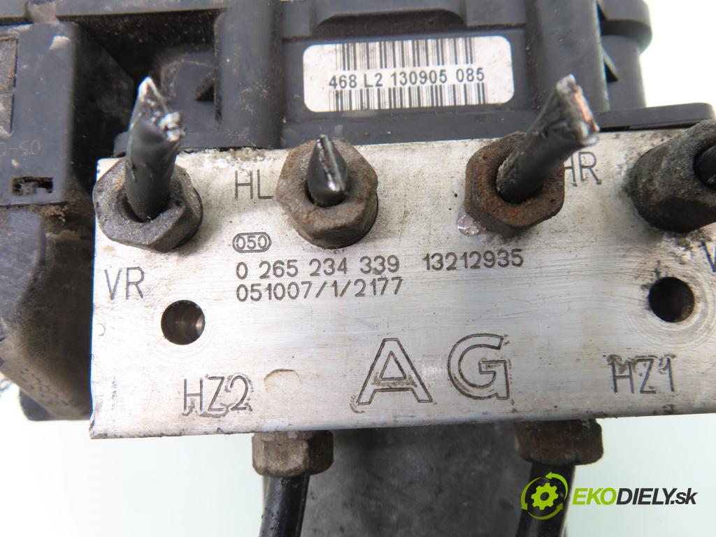 OPEL MERIVA A nadwozie wielkoprzestrzenne (MPV) (X03) HB 2005 66,00 1.4 16V Twinport - Z 14 XEP 1364,00 Pumpa ABS 0265950475 ; 0265234339 (Pumpy ABS)