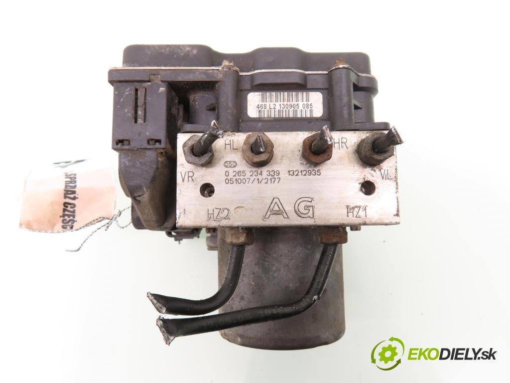 OPEL MERIVA A nadwozie wielkoprzestrzenne (MPV) (X03) HB 2005 66,00 1.4 16V Twinport - Z 14 XEP 1364,00 Pumpa ABS 0265950475 ; 0265234339 (Pumpy ABS)