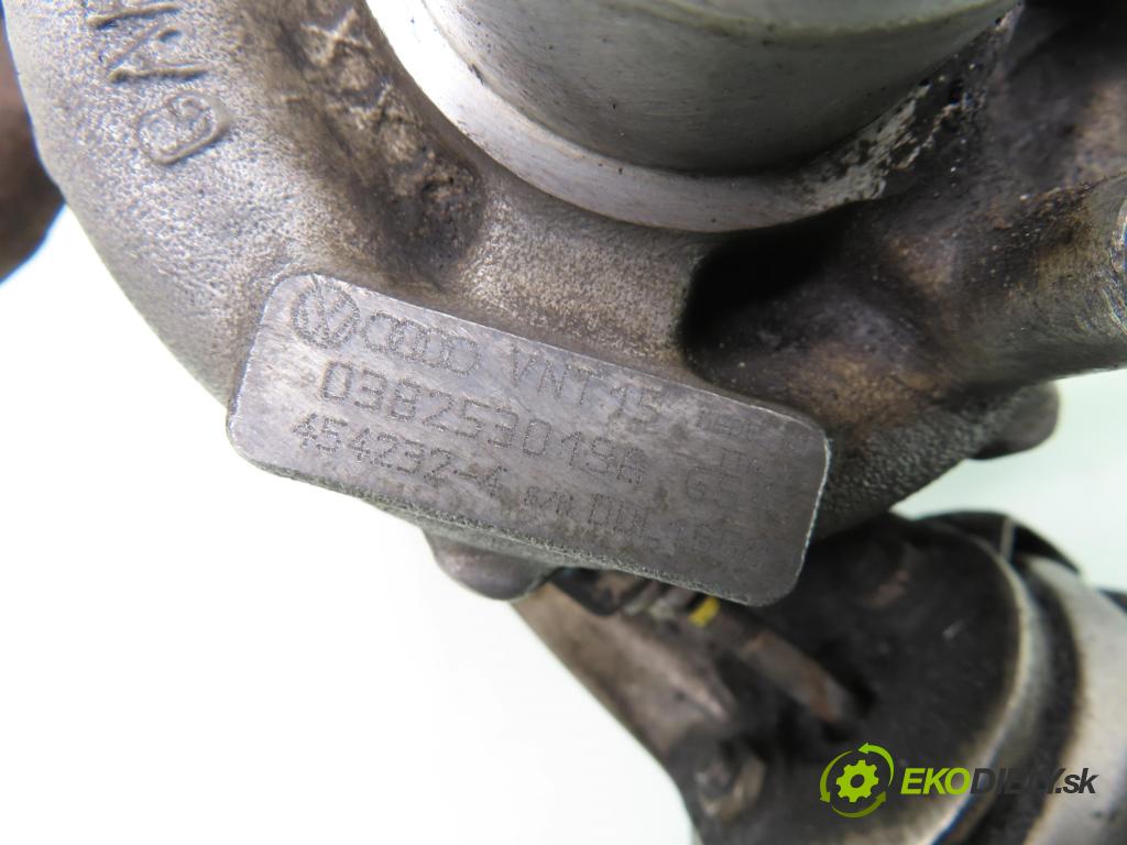 VW BORA (1J2) SEDAN 2000 85,00 1.9 TDI - AUY 1896,00 RYCHLONABÍJEČKA: 038253019A (Turbodúchadla (kompletní))