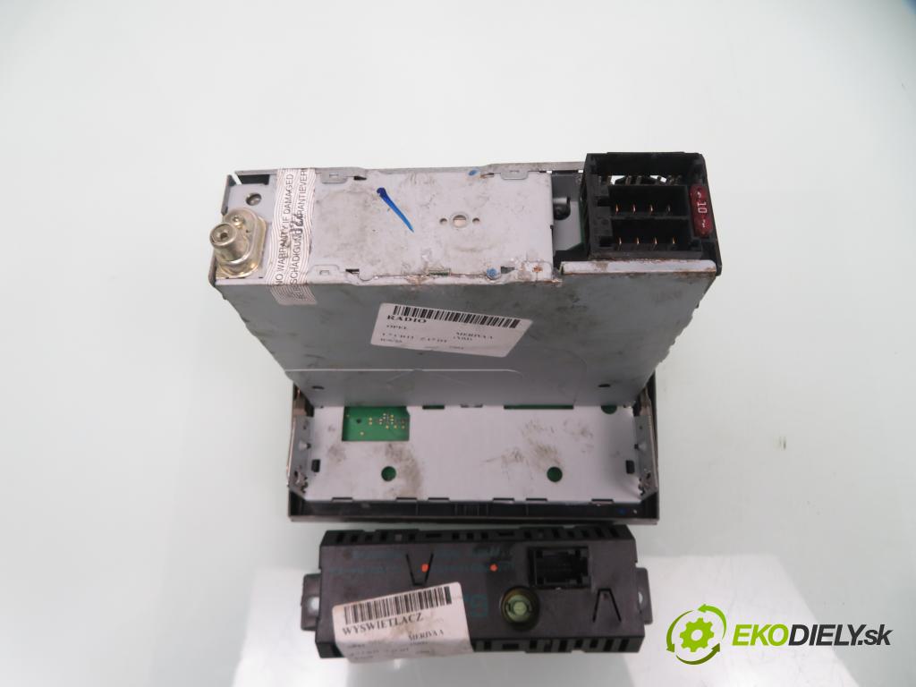OPEL MERIVA A nadwozie wielkoprzestrzenne (MPV) (X03) MINIVAN 2004 74,00 1.7 CDTI 100 - Z 17 DTH 1686,00 RADIO CD 330886636 ; 13122932