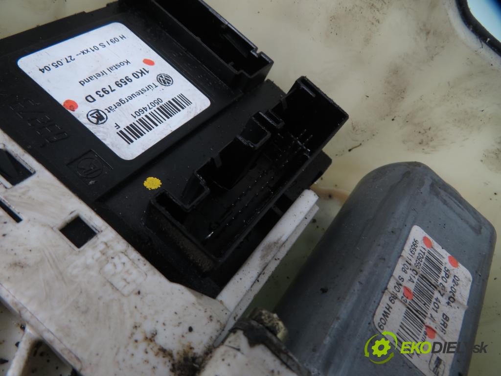 SEAT ALTEA (5P1) MINIVAN 2004 75,00 1.6 102 1595,00 mechanismus oken 5P0837401A ; 1K0959793D