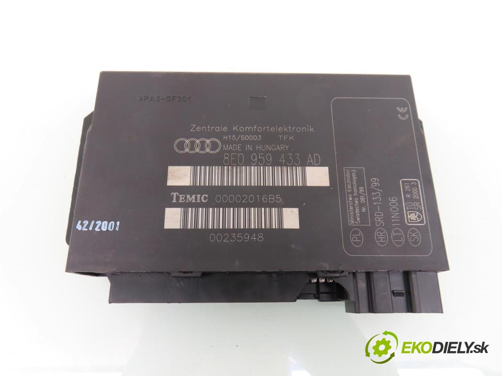 AUDI A4 Avant (8E5, B6) KOMBI 2002 96,00 1.9 TDI - AWX 1896,00 MODUL komfortu 8E0959433AD