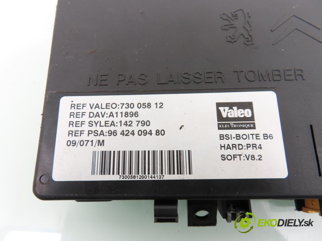 CITROEN XSARA PICASSO (N68) MINIVAN 2001 85,00 1.8 16V - 6FZ (EW7J4) 1749,00 MODUL BSI 9642409480 ; 73005812