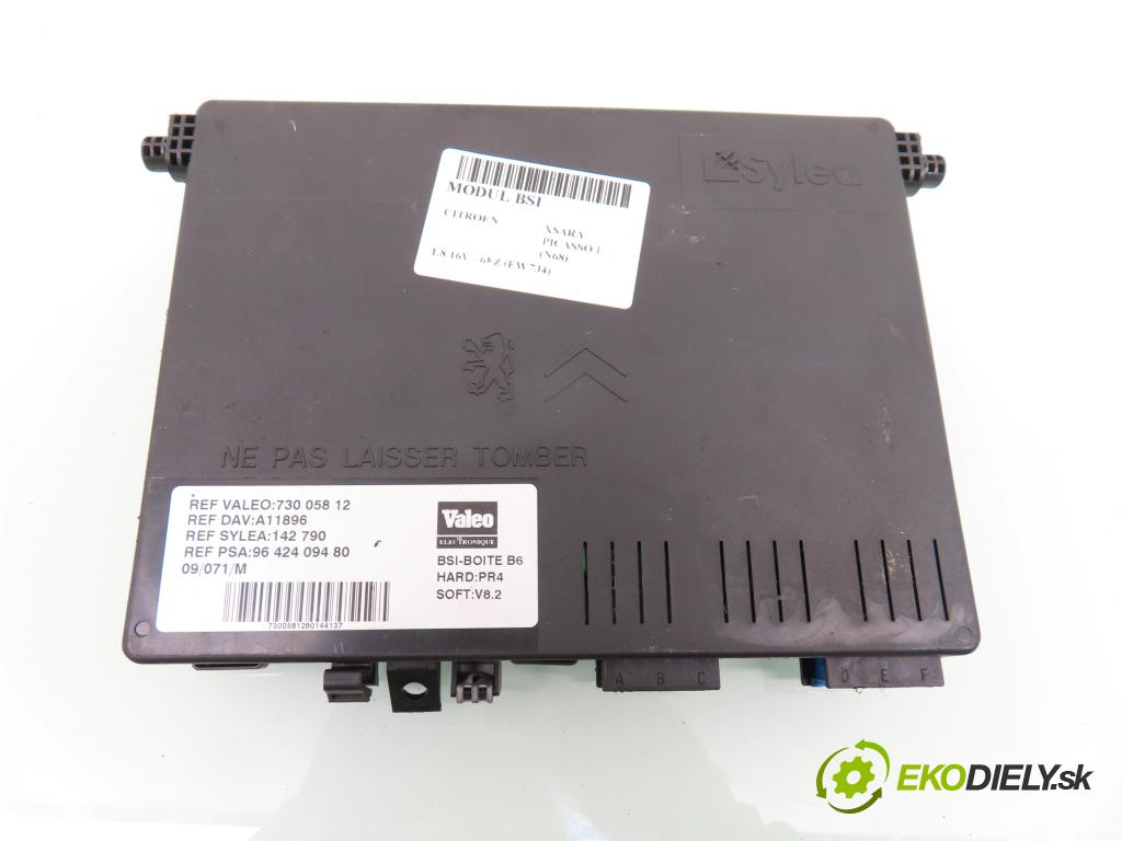 CITROEN XSARA PICASSO (N68) MINIVAN 2001 85,00 1.8 16V - 6FZ (EW7J4) 1749,00 MODUL BSI 9642409480 ; 73005812