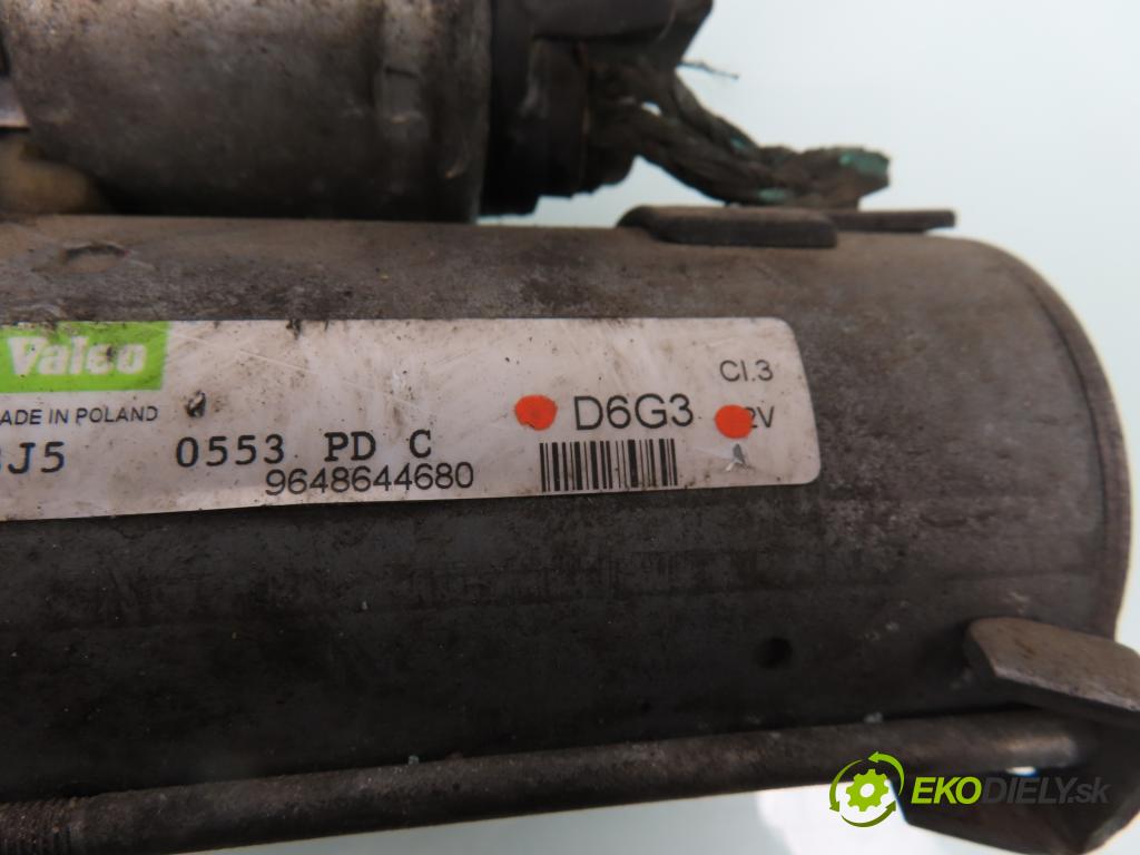 CITROEN C3 I (FC_) HB 2005 80,00 1.6 16V 109 - NFU 1587,00 Štartér D6G3 (Štartéry)