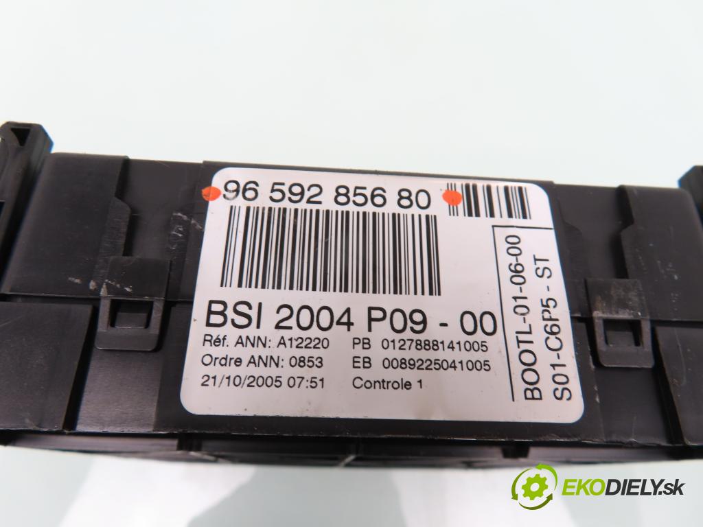 CITROEN C3 I (FC_) HB 2005 80,00 1.6 16V 109 - NFU 1587,00 MODUL BSI 9659285680