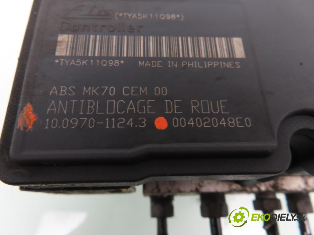 CITROEN C3 I (FC_) HB 2005 50,00 1.4 HDi - 8HZ (DV4TD) 1398,00 Pumpa ABS 10097011243 ; 9658260080 (Pumpy ABS)