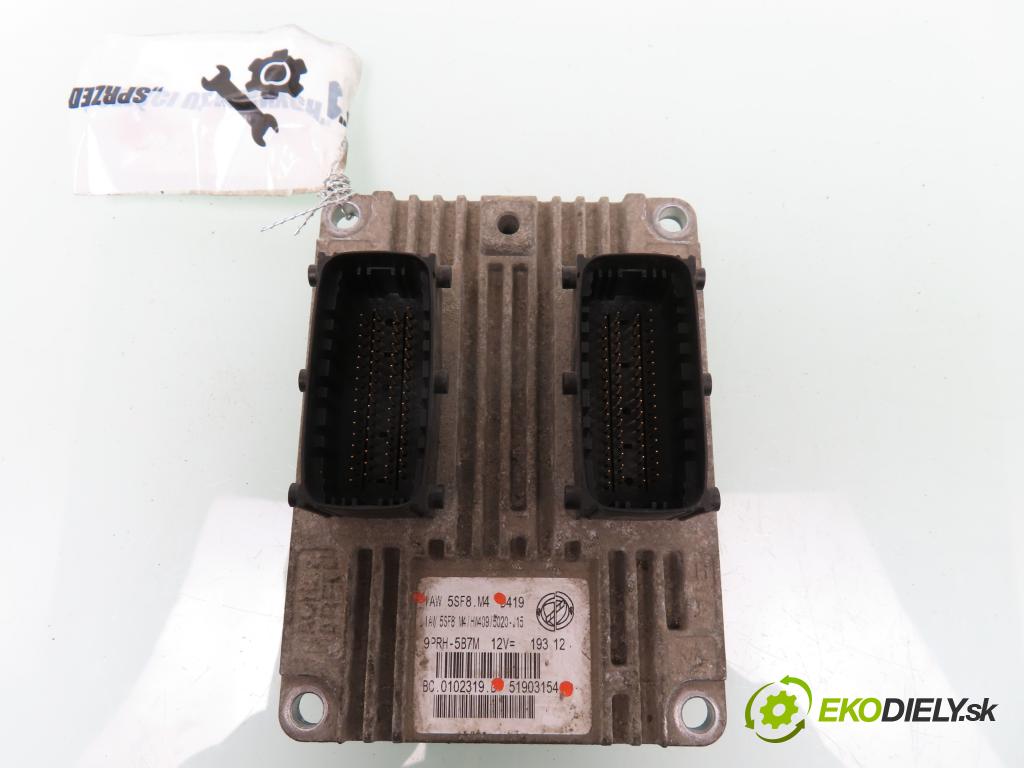 FIAT PANDA (169_) VAN 2012 51,00 1.2 - 169 A4.000 1242,00 Riadiaca jednotka Motor IAW5SF8M4 ; 51903154