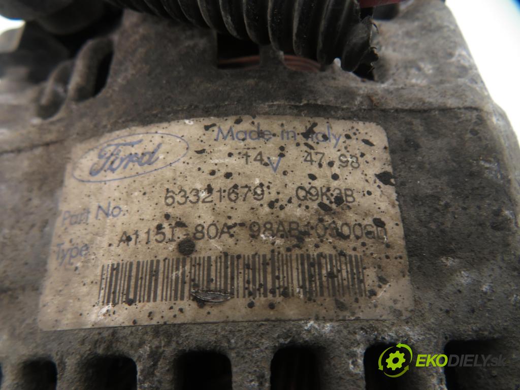 FORD FOCUS (DAW, DBW) HB 1998 74,00 1.6 16V 100 - FYDA 1596,00 Alternátor 63321679 ; 98AB10300GD (Alternátory)