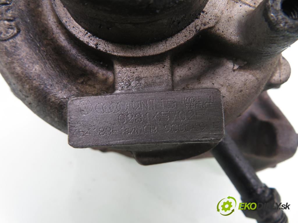 VW SHARAN (7M8, 7M9, 7M6) MINIVAN 1997 81,00 1.9 TDI 110 - AFN 1896,00 RYCHLONABÍJEČKA: 028145702E ; VNT15 (Turbodúchadla (kompletní))