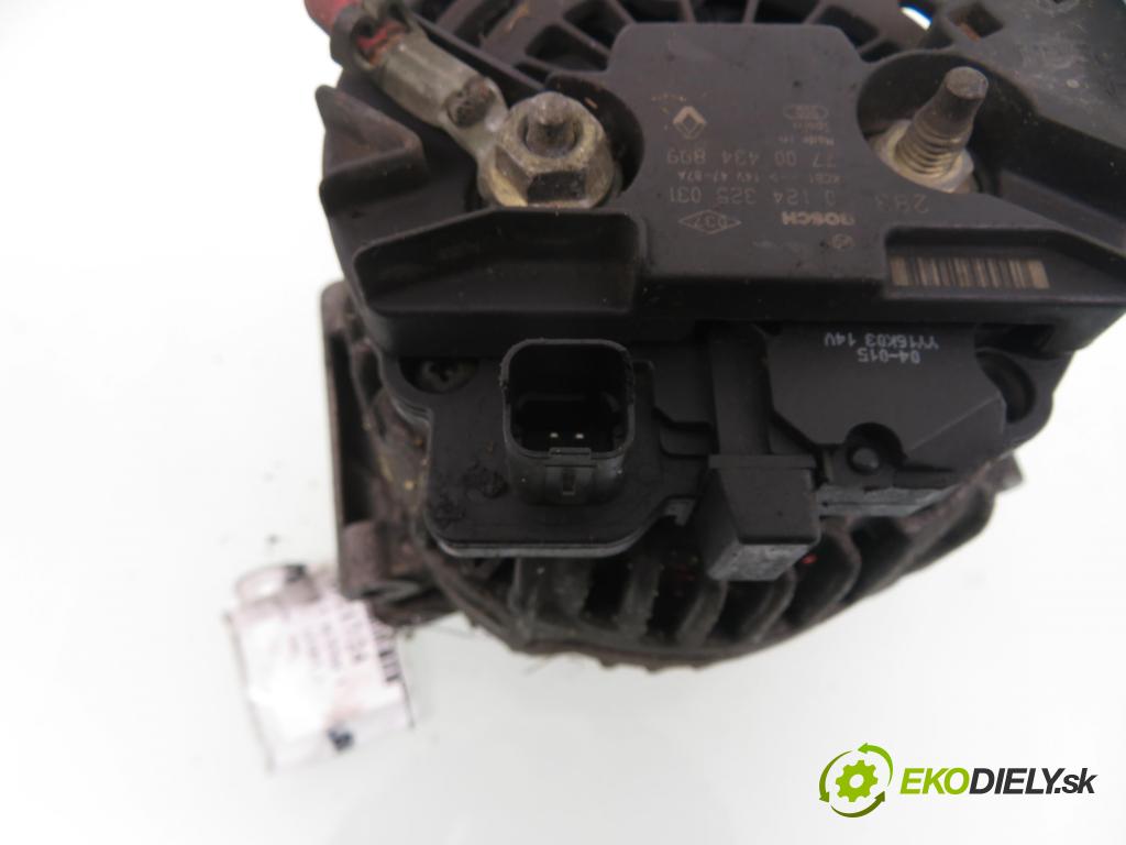 RENAULT SCENIC I (JA0/1_) MINIVAN 2000 79,00 1.6 - K4M 700 1598,00 Alternátor 0124325031 ; 7700434899 (Alternátory)