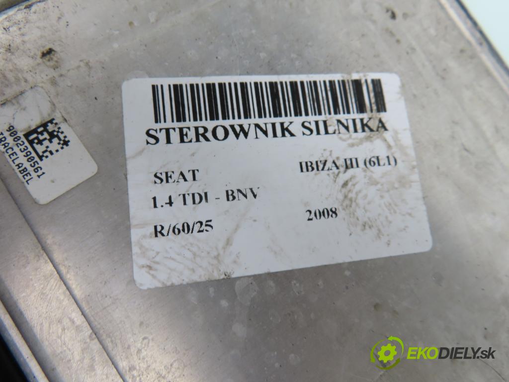 SEAT IBIZA III (6L1) HB 2008 59,00 1.4 TDI - BNV 1422,00 Riadiaca jednotka Motor 045906013T ; 0281015033