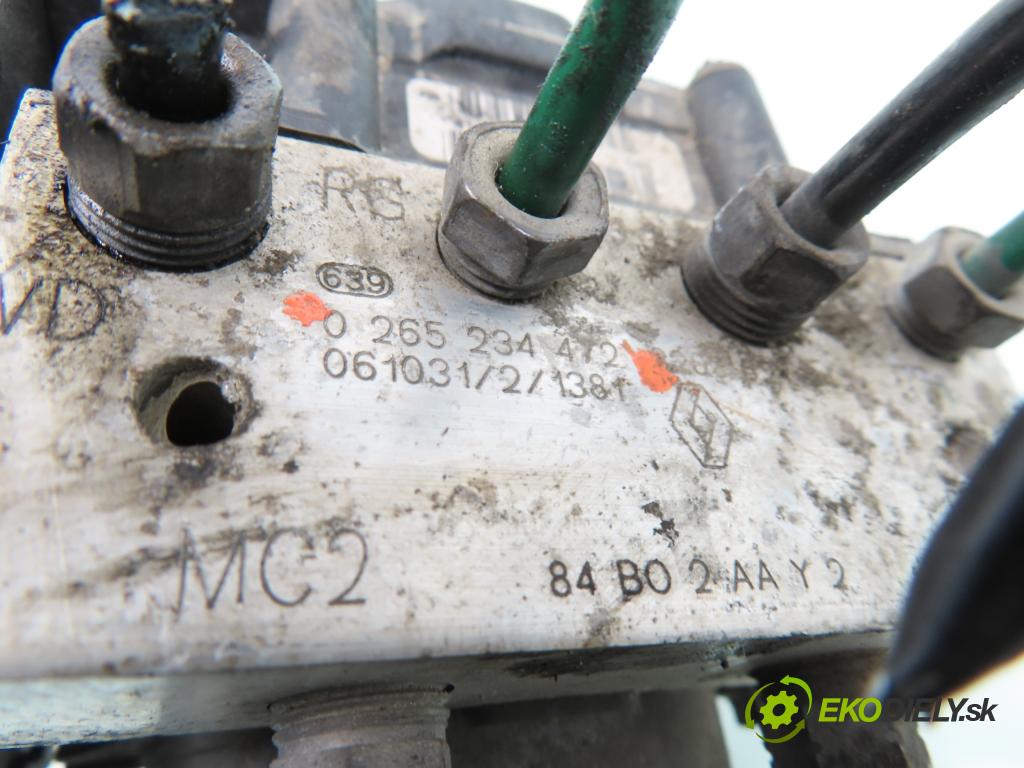 RENAULT SCENIC II (JM0/1_) MINIVAN 2007 78,00 1.5 dCi 106 - K9K 732 1461,00 Pumpa ABS 0265234472 ; 0265950454 (Pumpy ABS)