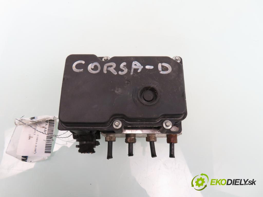 OPEL CORSA D (S07) HB 2009 55,00 1.3 CDTI - Z 13 DTJ 1248,00 Pumpa ABS 0265800796 ; 0265232288 ; 13282282 (Pumpy ABS)