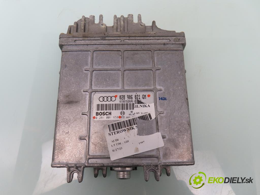 AUDI A4 Avant (8D5, B5) KOMBI 1997 66,00 1.9 TDI - AHU 1896,00 Riadiaca jednotka Motor 028906021GM ; 0281001658