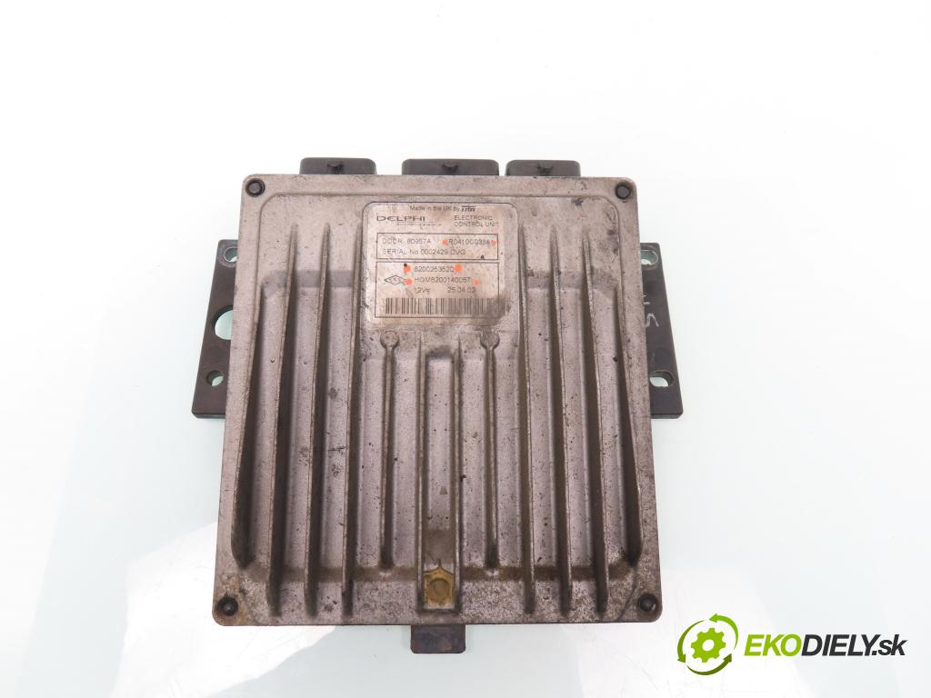RENAULT KANGOO (KC0/1_) KOMBIVAN 2002 60,00 1.5 dCi 80 - K9K 702 1461,00 Riadiaca jednotka Motor 8200253520 ; HOM8200140057 ; R0410C038A