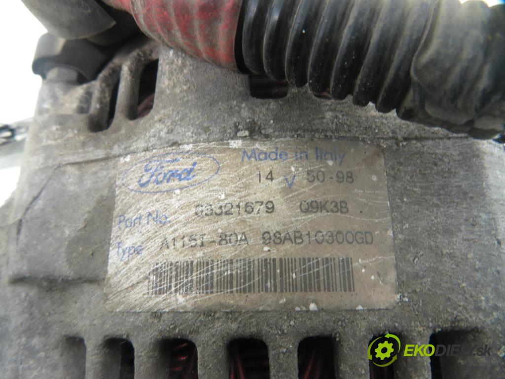 FORD FOCUS (DAW, DBW) HB 2004 74,00 1.6 16V 100 - FYDA 1596,00 Alternátor 98AB10300GD (Alternátory)