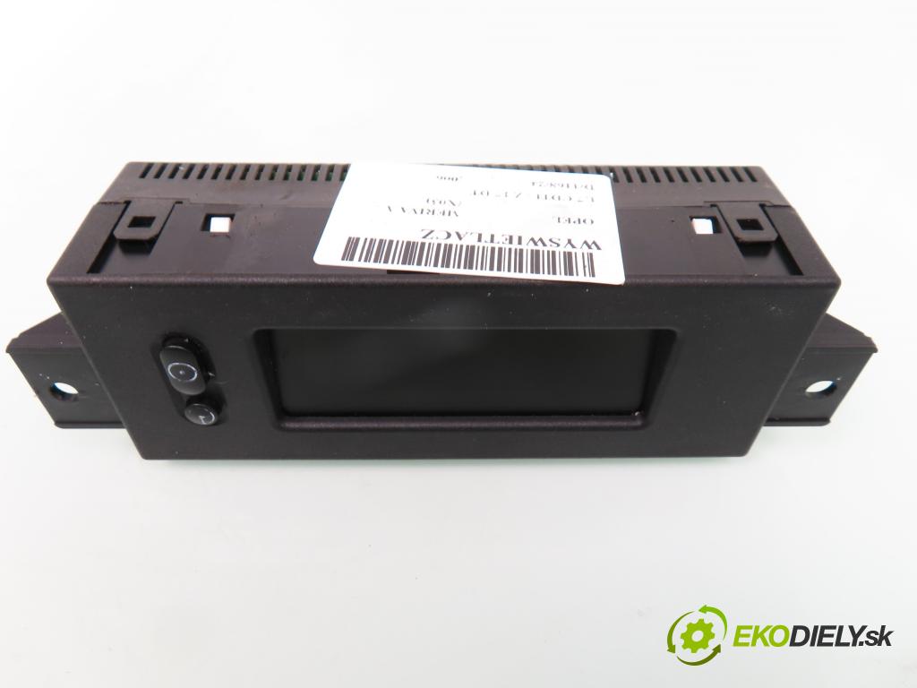 OPEL MERIVA A nadwozie wielkoprzestrzenne (MPV) (X03) HB 2006 74,00 1.7 CDTI 101 - Z 17 DT 1686,00 RADIO CD 13190855 ; 13208191