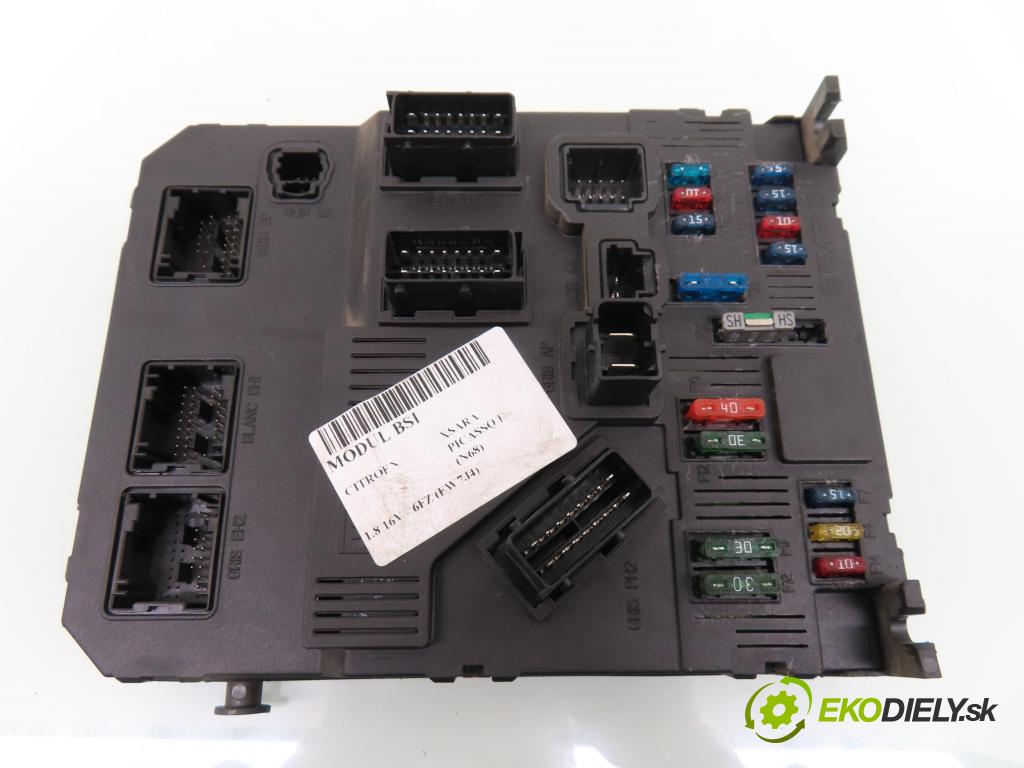 CITROEN XSARA PICASSO (N68) MINIVAN 2001 85,00 1.8 16V - 6FZ (EW7J4) 1749,00 MODUL BSI S118085320B ; 9650584580
