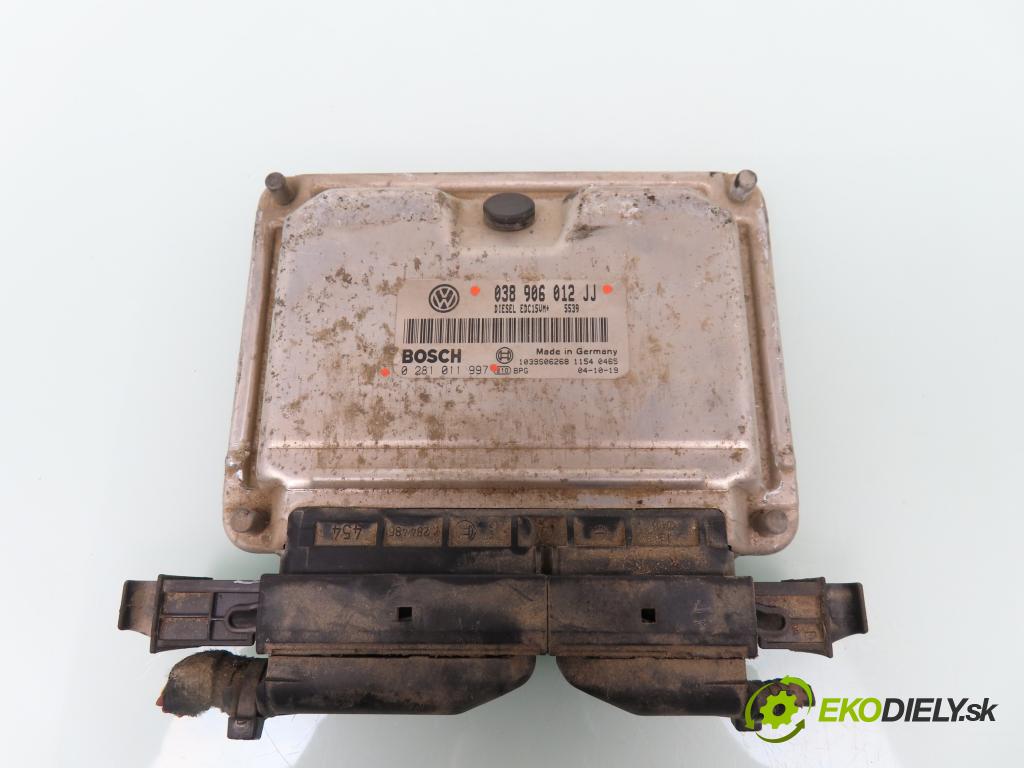 SEAT LEON (1M1) HB 2003 81,00 1.9 TDI 110 - ASV 1896,00 Riadiaca jednotka Motor 038906012JJ ; 0281011997