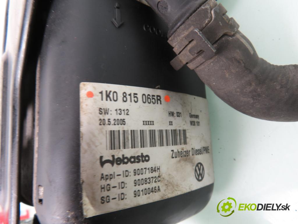 VW TOURAN (1T1, 1T2) MINIVAN 2005 103,00 2.0 TDI - BMM 1968,00 Webasto 1K0815065R ; 9008372C (Webasto)