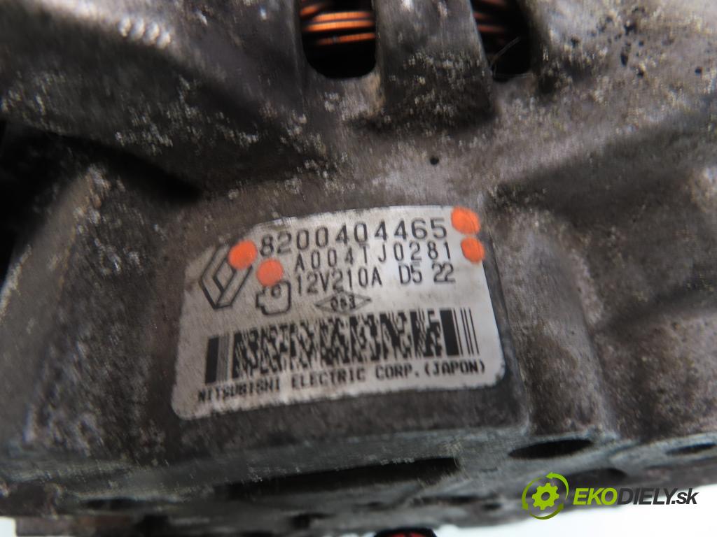 RENAULT SCENIC II (JM0/1_) MINIVAN 2006 110,00 2.0 dCi (JM1K) - M9R 700 1995,00 Alternátor 8200404465 ; A004TJ0281 (Alternátory)