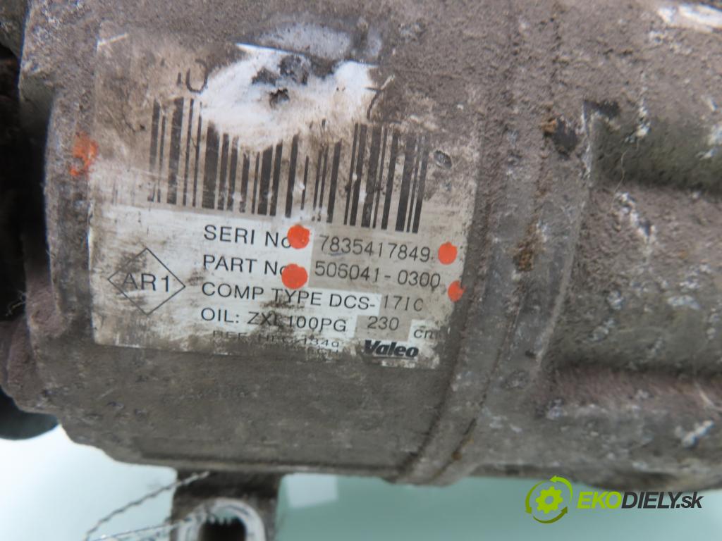 RENAULT SCENIC II (JM0/1_) MINIVAN 2006 110,00 2.0 dCi (JM1K) - M9R 700 1995,00 KOMPRESOR: klimatizácie 5060410300 ; 7835417849 (Kompresory klimatizácie)