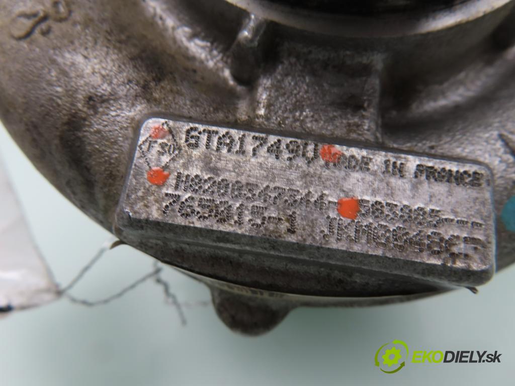 RENAULT SCENIC II (JM0/1_) MINIVAN 2006 110,00 2.0 dCi (JM1K) - M9R 700 1995,00 RYCHLONABÍJEČKA: H8200347344 ; GTA1749V (Turbodúchadla (kompletní))