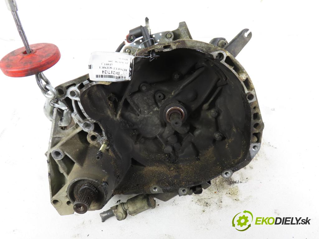 RENAULT SCENIC I (JA0/1_) MINIVAN 2000 79,00 1.6 - K4M 700 1598,00 Prevodovka MANUALNA JB3982