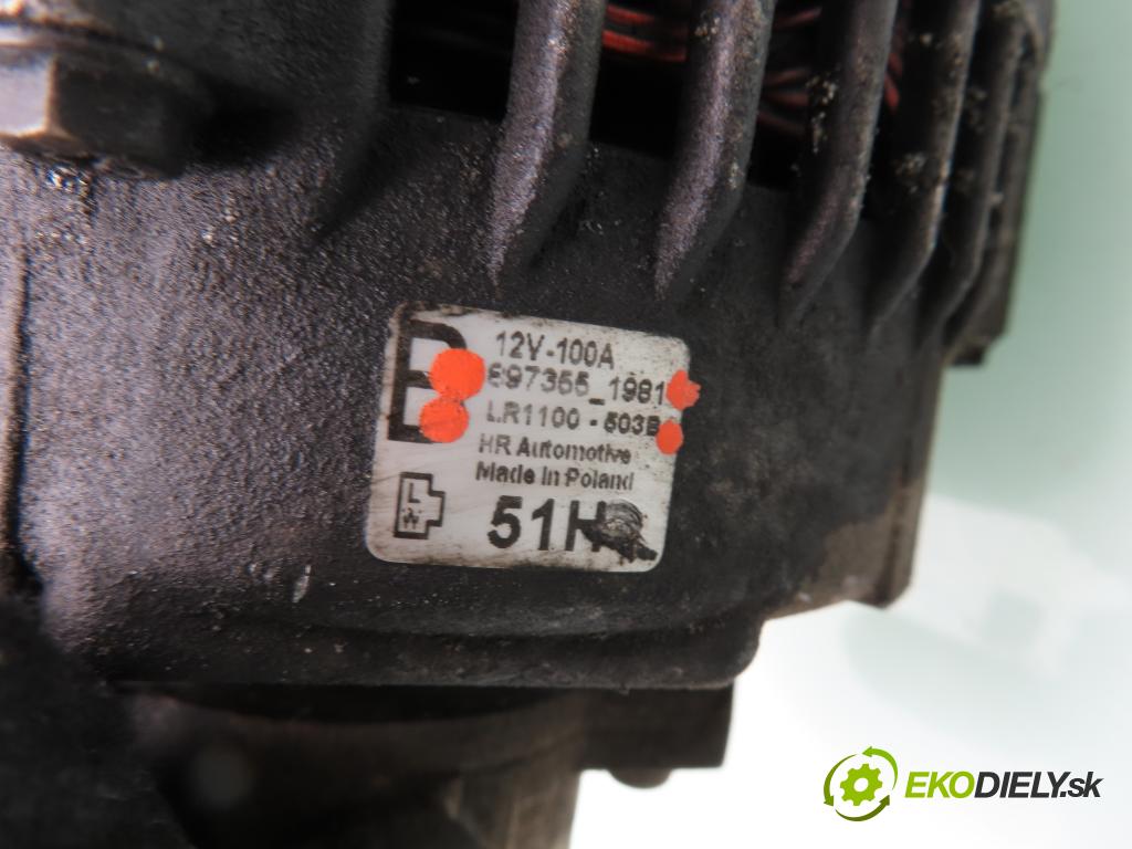 OPEL MERIVA A nadwozie wielkoprzestrzenne (MPV) (X03) HB 2006 74,00 1.7 CDTI 101 - Z 17 DT 1686,00 Alternátor 8973551981 ; LR1100503B (Alternátory)