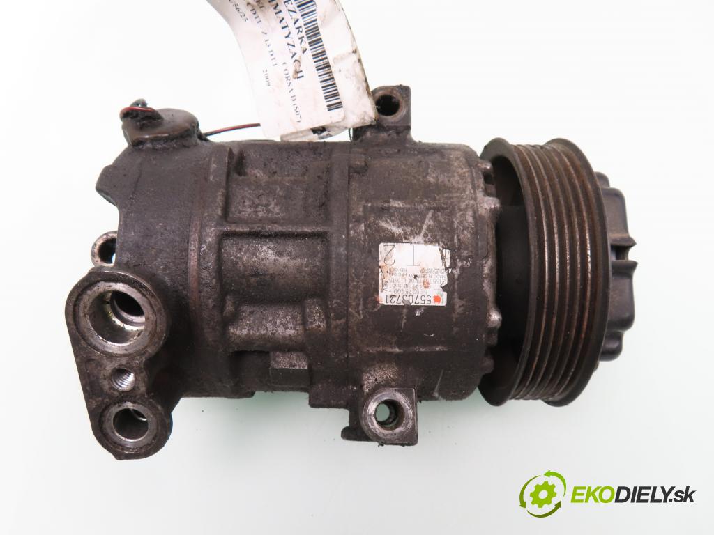 OPEL CORSA D (S07) HB 2009 55,00 1.3 CDTI - Z 13 DTJ 1248,00 KOMPRESOR: klimatizácie 55703721 (Kompresory klimatizácie)