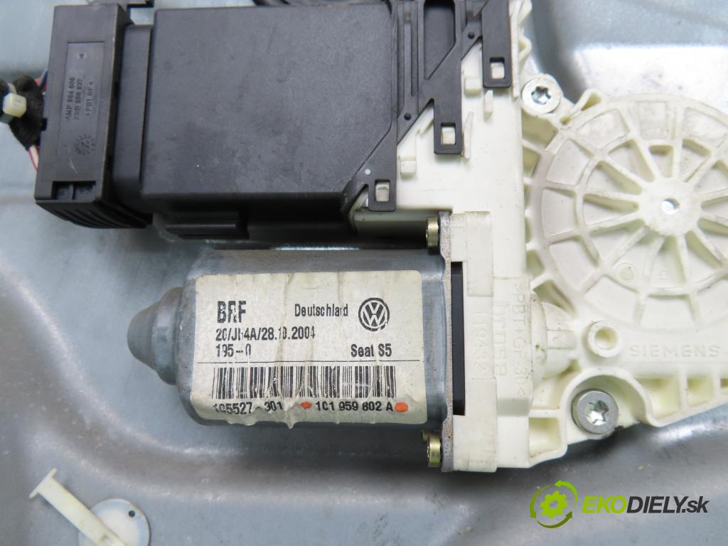 SEAT LEON (1M1) HB 2003 81,00 1.9 TDI 110 - ASV 1896,00 mechanismus oken PPE 1M0837756 ; 1C1959802A