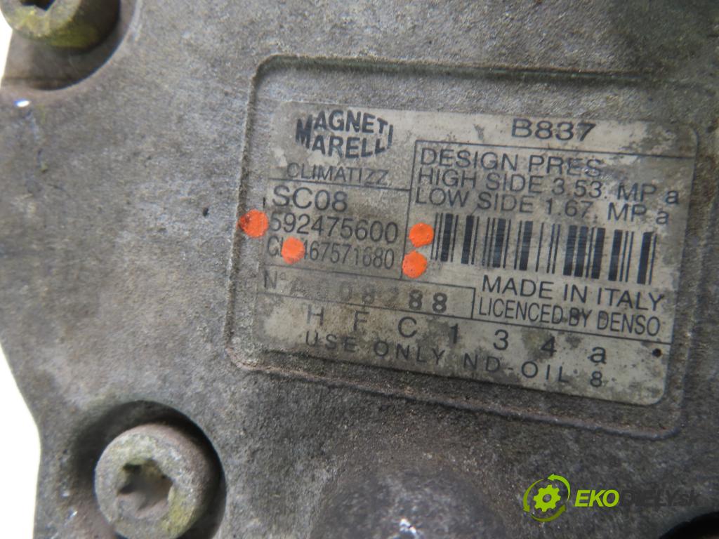 FIAT PUNTO (188_) HB 2003 59,00 1.2 16V 80 - 188 A5.000 1242,00 KOMPRESOR: klimatizácie 592475600 ; 467571680 (Kompresory klimatizácie)