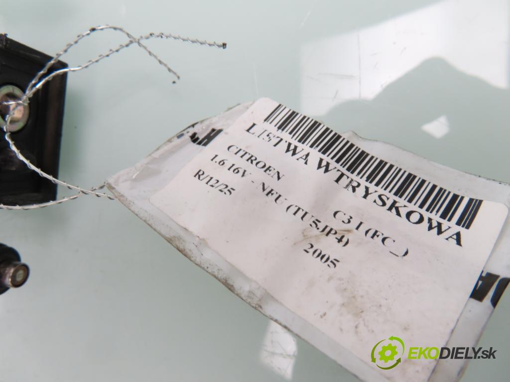 CITROEN C3 I (FC_) HB 2005 80,00 1.6 16V 109 - NFU 1587,00 Lišta vstrekovacia 0280158057 (Vstrekovacie lišty)