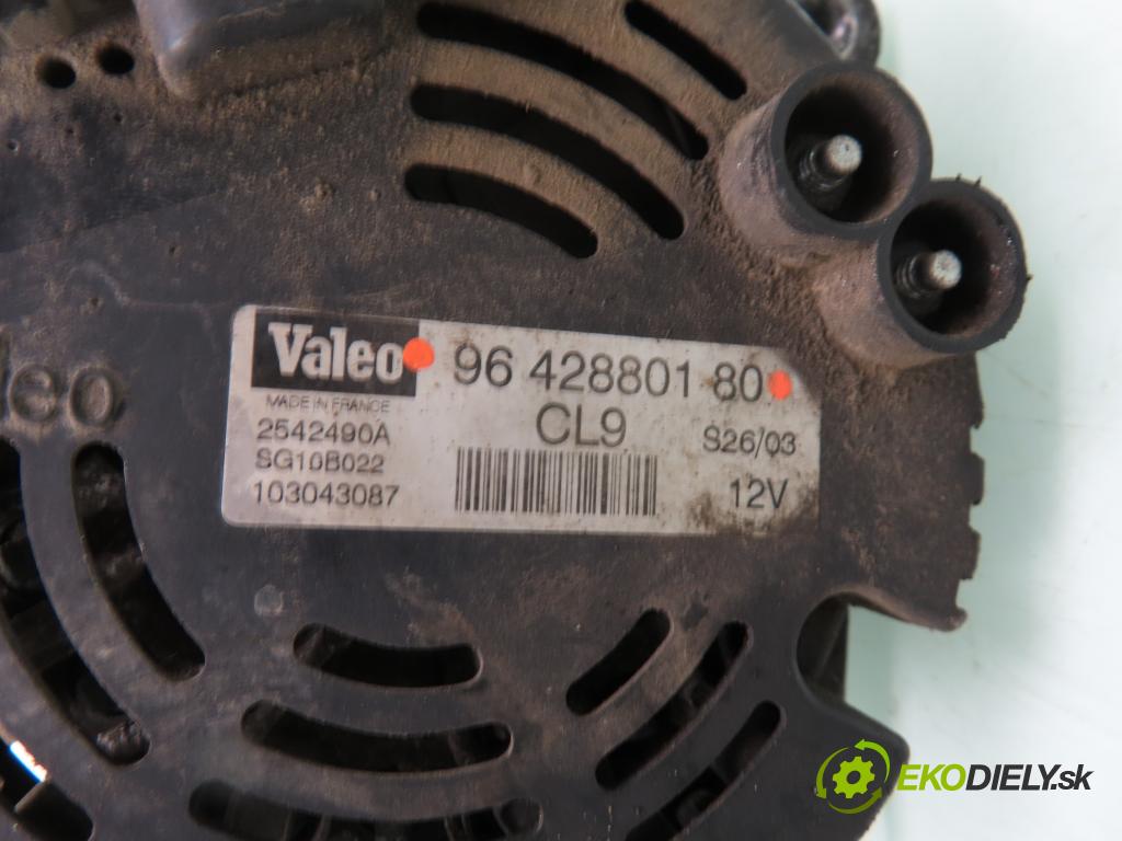 CITROEN C5 I (DC_) LIFTBACK 2003 85,00 1.8 16V (DC6FZB, DC6FZE) - 6FZ (EW7J4) 1749,00 Alternátor 9642880180 (Alternátory)