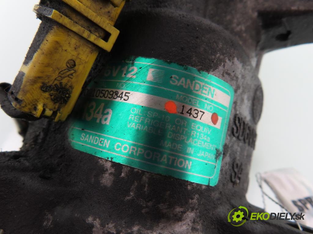 PEUGEOT 307 SW (3H) KOMBI 2003 79,00 2.0 HDI 110 - RHS 1997,00 KOMPRESOR: klimatizácie 1437 (Kompresory klimatizácie)