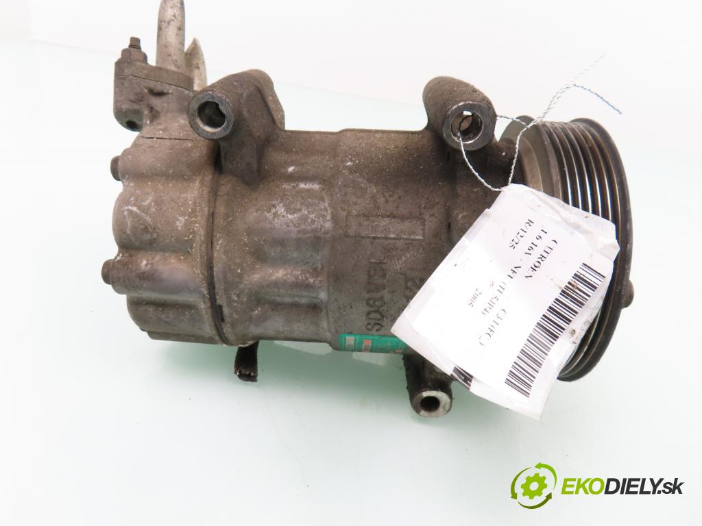 CITROEN C3 I (FC_) HB 2005 80,00 1.6 16V 109 - NFU 1587,00 KOMPRESOR: klimatizácie 1450 ; 9655191680 (Kompresory klimatizácie)