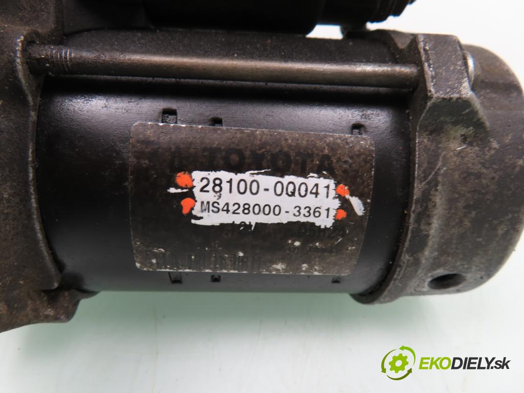 TOYOTA YARIS (_P9_) HB 2006 51,00 1.0 VVT-i (KSP90_) - 1KR-FE 998,00 Štartér 281000Q041 ; MS4280003361 (Štartéry)
