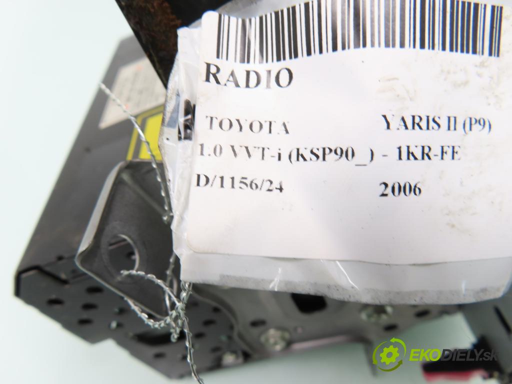 TOYOTA YARIS (_P9_) HB 2006 51,00 1.0 VVT-i (KSP90_) - 1KR-FE 998,00 RADIO CD 861200D200