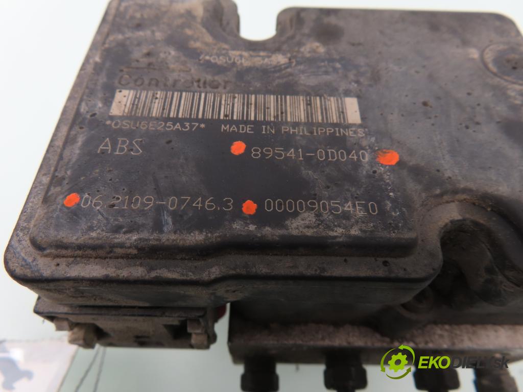 TOYOTA YARIS (_P9_) HB 2006 51,00 1.0 VVT-i (KSP90_) - 1KR-FE 998,00 Pumpa ABS 895410D040 ; 06210907463 ; 445100D030 (Pumpy ABS)