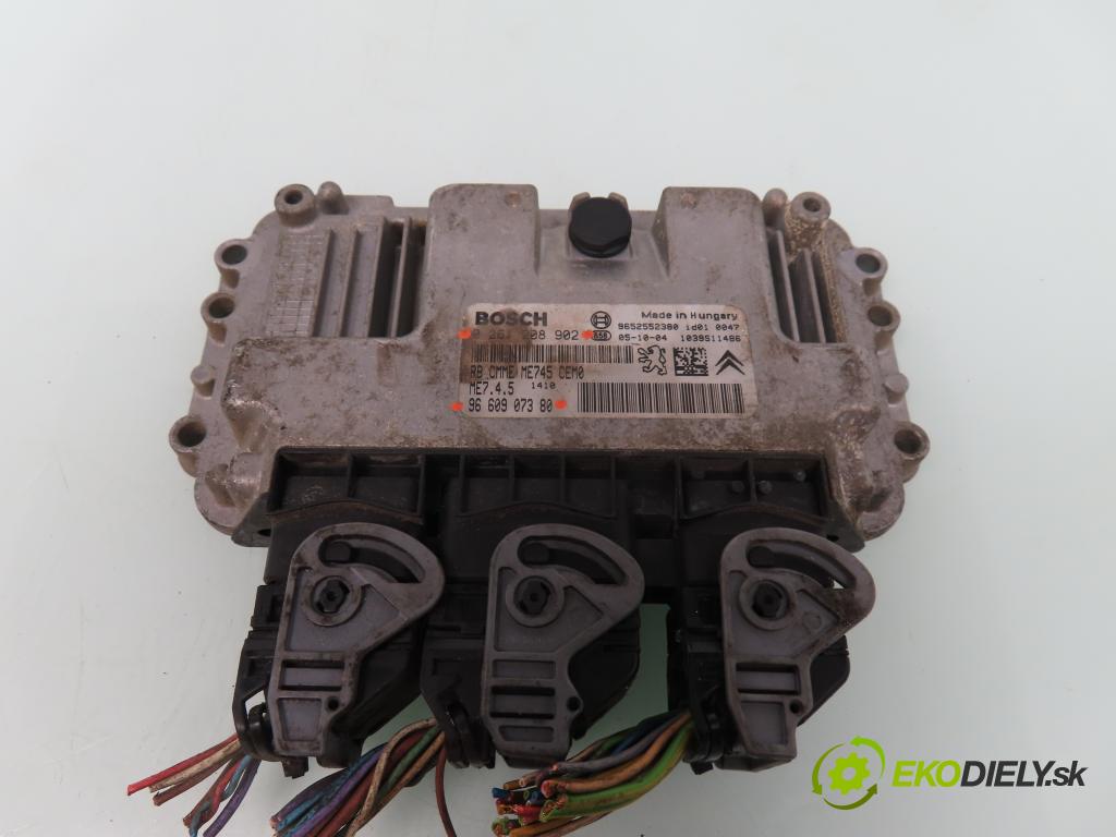 CITROEN C3 I (FC_) HB 2005 80,00 1.6 16V 109 - NFU 1587,00 Riadiaca jednotka Motor 0261208902 ; 9660907380