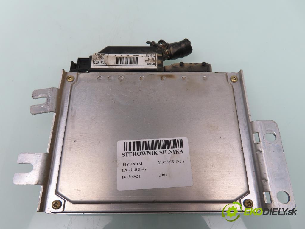 HYUNDAI MATRIX (FC) HB 2001 90,00 1.8 - G4GB-G 1795,00 Riadiaca jednotka Motor 5WY1457B ; 3910523680 ; 3910923680
