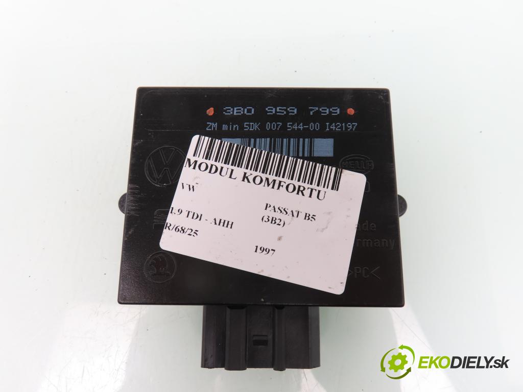 VW PASSAT B5 (3B2) SEDAN 1997 66,00 1.9 TDI - AHH 1896,00 MODUL komfortu 3B0959799